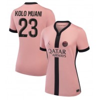 Zenski Nogometni Dres Paris Saint-Germain Randal Kolo Muani #23 Rezervni 2024-25 Kratak Rukav